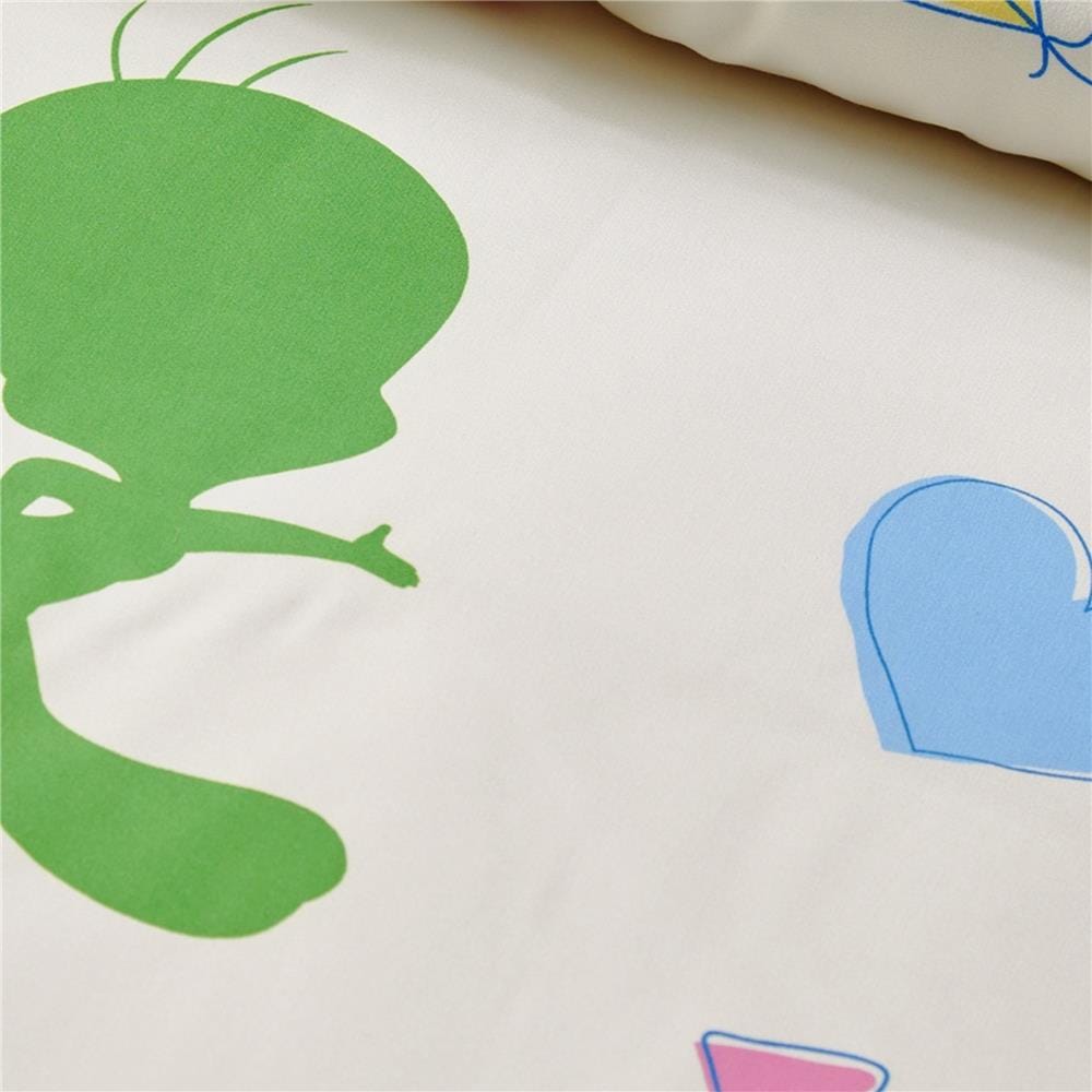 ชุดผ้าปูที่นอน 5 ฟุต (ชุด 6 ชิ้น) PREMIER SATIN TWEETYS FJ008