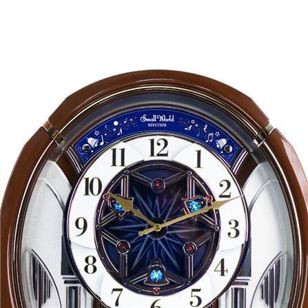 นาฬิกาแขวน RHYTHM 4MH450WU06 17.6 นิ้ว สีน้ำตาล_3