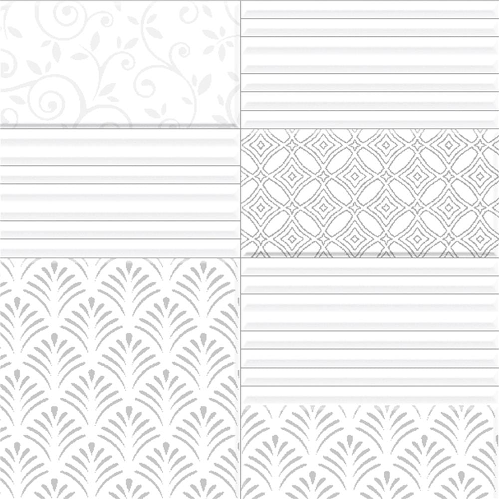กระเบื้องผนัง 25x40 ซม. TARA คอร์เดียร์ ไลท์เกรย์ A 1 ตร.ม.