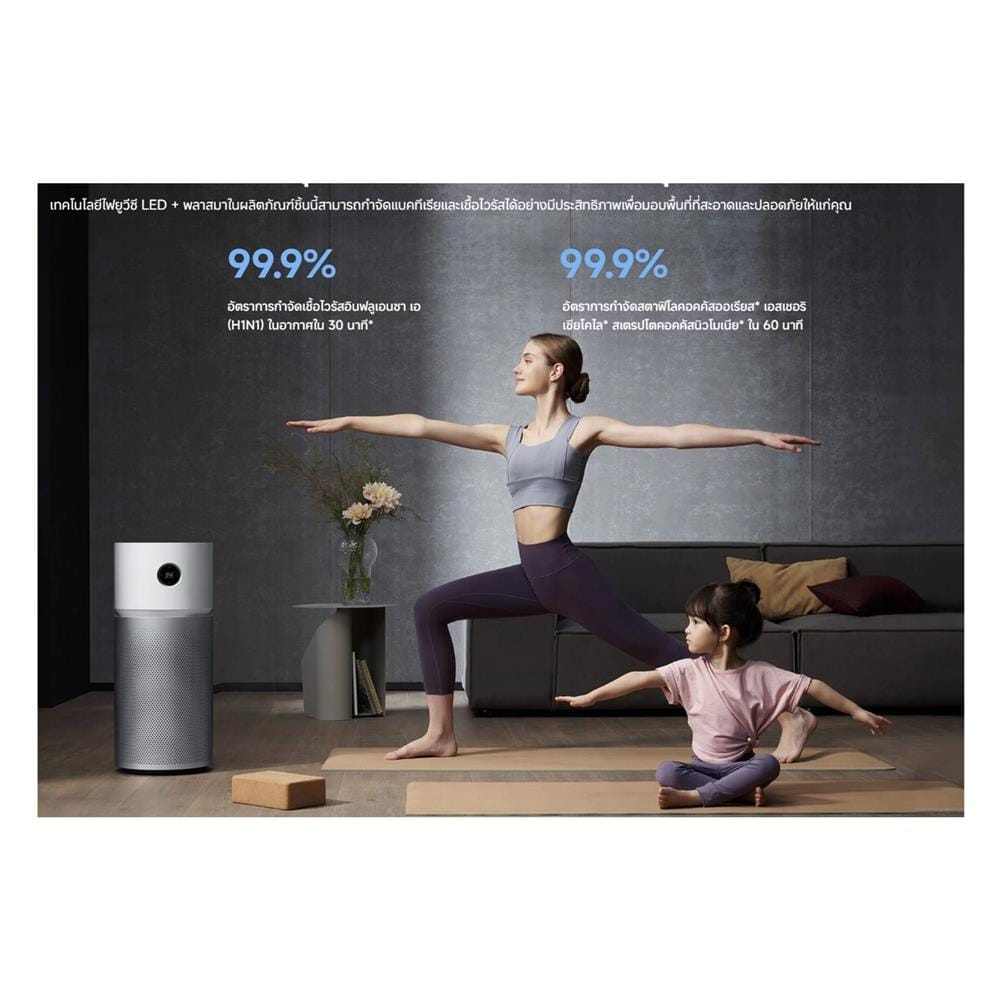 เครื่องฟอกอากาศ 72 ตร.ม. XIAOMI AIR PURIFIER ELITE สีขาว/เทา