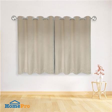 ผ้าม่าน EYELET HOME LIVING STYLE TIME UV 140X160 ซม. สีครีม_3