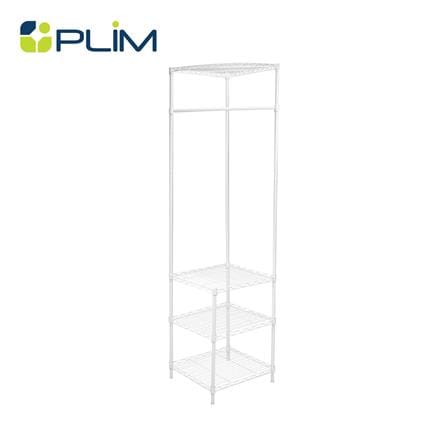 โครงตู้ราวแขวนเข้ามุม PLIM PEARL 45X45X180 ซม. สีขาว_1