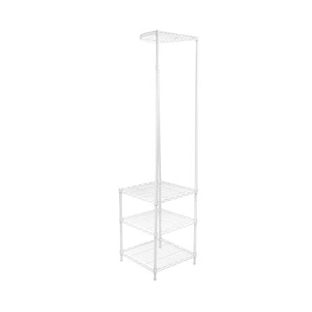 โครงตู้ราวแขวนเข้ามุม PLIM PEARL 45X45X180 ซม. สีขาว_2