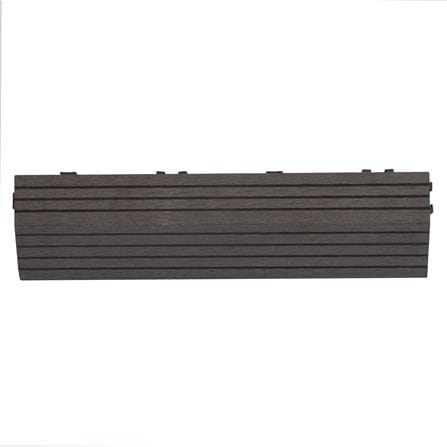 ตัวจบทางเท้า WPC ลายตรง SPRING 30X7.5 ซม. สีดาร์คคอฟฟี่_0