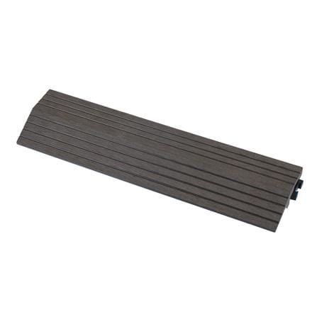 ตัวจบทางเท้า WPC ลายตรง SPRING 30X7.5 ซม. สีดาร์คคอฟฟี่_1