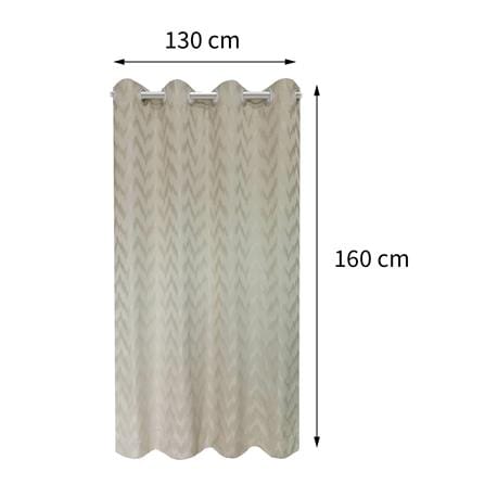 ผ้าม่าน EYELET HOME LIVING STYLE MARK UV 130X160 ซม. สีครีม_6
