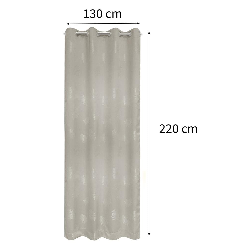 ผ้าม่าน EYELET HOME LIVING STYLE CHAREE UV 130X220 ซม. สีครีม