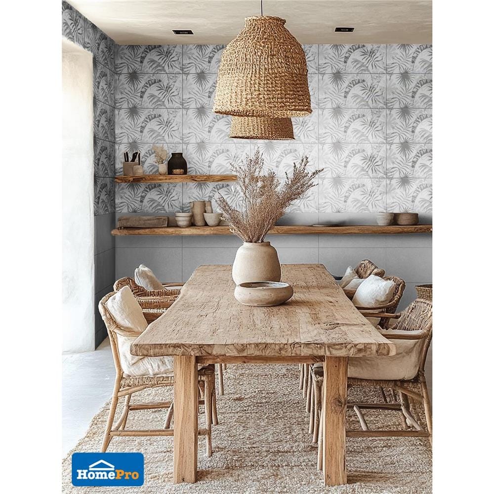 กระเบื้องผนัง 30x60 ซม. DURAGRES โบก้า เทา A 0.9 ตร.ม.