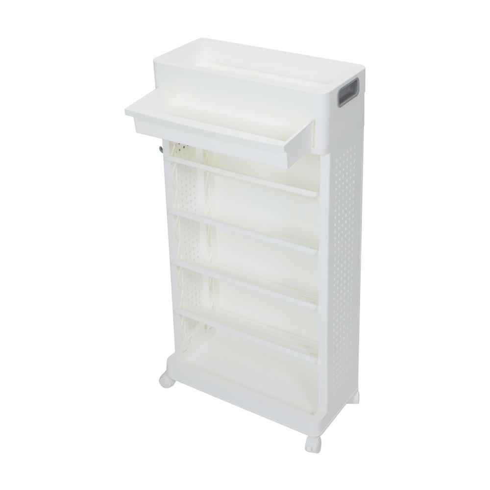 ชั้นวางหนังสือ 5 ชั้น STACKO TORI 40X18X77 ซม. สีขาว