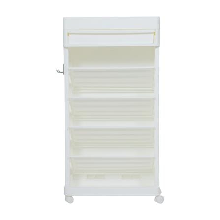 ชั้นวางหนังสือ 5 ชั้น STACKO TORI 40X18X77 ซม. สีขาว_2
