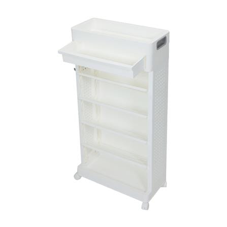 ชั้นวางหนังสือ 5 ชั้น STACKO TORI 40X18X77 ซม. สีขาว_3