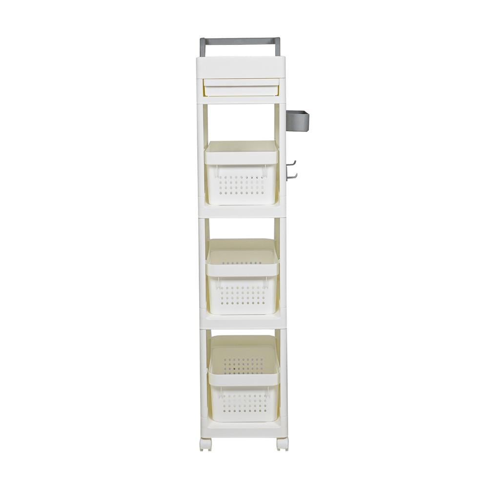 ชั้นวางของ 3 ชั้น STACKO TORI 25.3X41X119.7 ซม. สีขาว