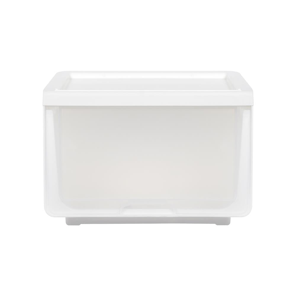 กล่องบานเปิด STACKO YUMI SIZE M 44X41X30.5 ซม. สีขาว