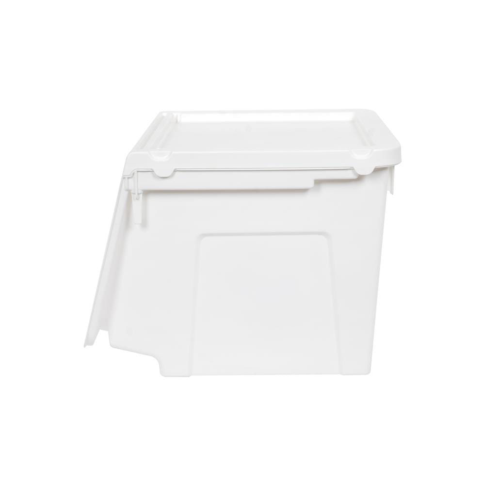 กล่องบานเปิด STACKO YUMI SIZE M 44X41X30.5 ซม. สีขาว