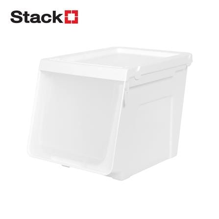 กล่องบานเปิด STACKO YUMI SIZE S 29.2X41X30.5 ซม. สีขาว_0