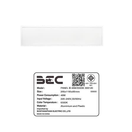 โคมฝังฝ้า LED BEC PANEL II 48 วัตต์ 30x120 ซม. DAYLIGHT_6