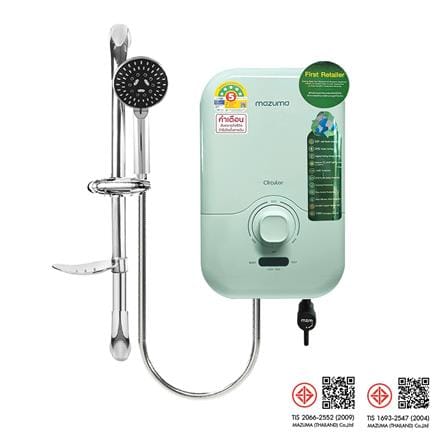 เครื่องทำน้ำอุ่น MAZUMA CIRCULAR 4500 วัตต์ สีเขียว_3