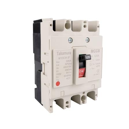 เซอร์กิตเบรกเกอร์ 3 โพล 3 เฟส TAKAMURA TNF125CW 125 แอมป์ 10 KA 380V_1