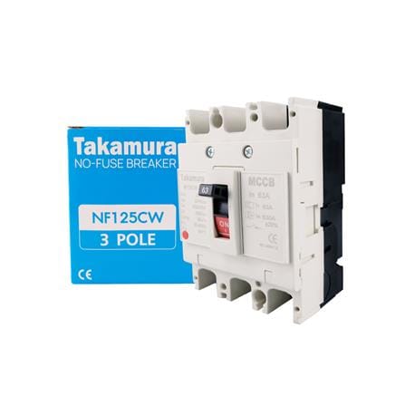 เซอร์กิตเบรกเกอร์ 3 โพล 3 เฟส TAKAMURA TNF125CW 63 แอมป์ 10 KA 380V_2