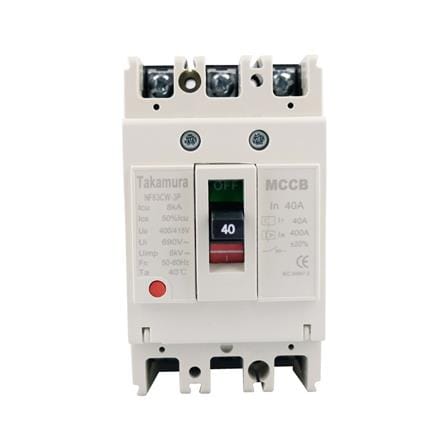 เซอร์กิตเบรกเกอร์ 3 โพล 3 เฟส TAKAMURA TNF63CW 40 แอมป์ 5 KA 380V_0
