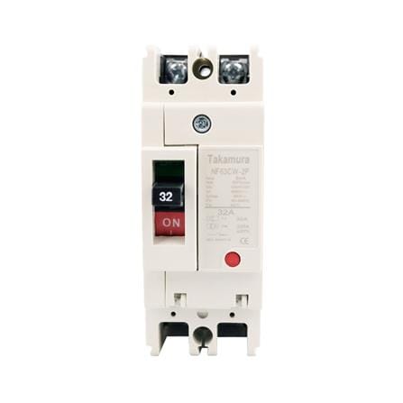 เซอร์กิตเบรกเกอร์ 2 โพล 1 เฟส TAKAMURA TNF63CW 32 แอมป์ 7.5 KA 220V_0