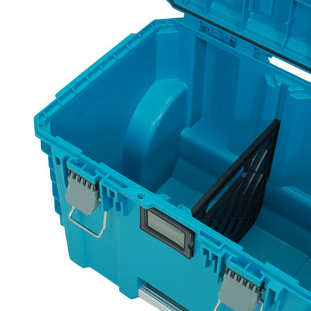 กล่องเครื่องมือมีล้อลาก MATALL PRO HL6001-1 สีเขียวน้ำทะเล_6