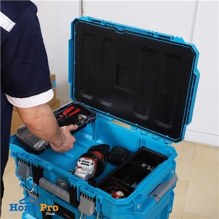 กล่องเครื่องมือ MATALL PRO HL6001-3 ขนาดกลาง สีเขียวน้ำทะเล_13