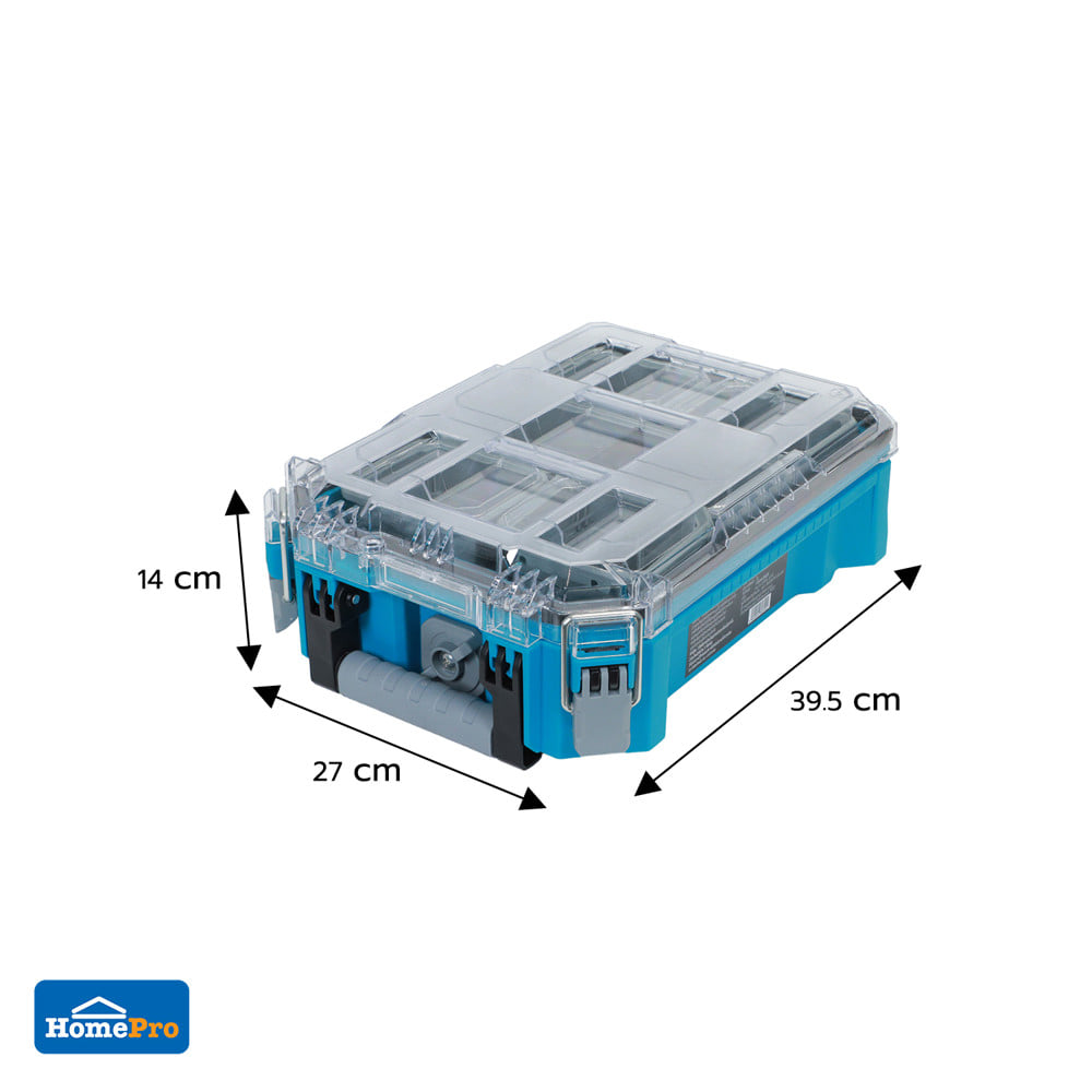 กล่องเครื่องมือใส่อะไหล่ 5 ช่อง MATALL PRO HL6001-5 สีเขียวน้ำทะเล