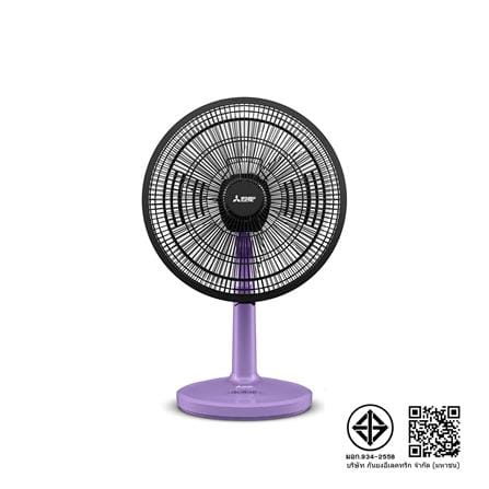 พัดลมตั้งโต๊ะ 16 นิ้ว MITSUBISHI D16A-GC CM-PP สีม่วง_2