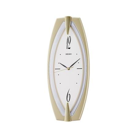 นาฬิกาแขวน SEIKO CLOCKS QXA342T 17.9X7.3 นิ้ว สีทอง_0