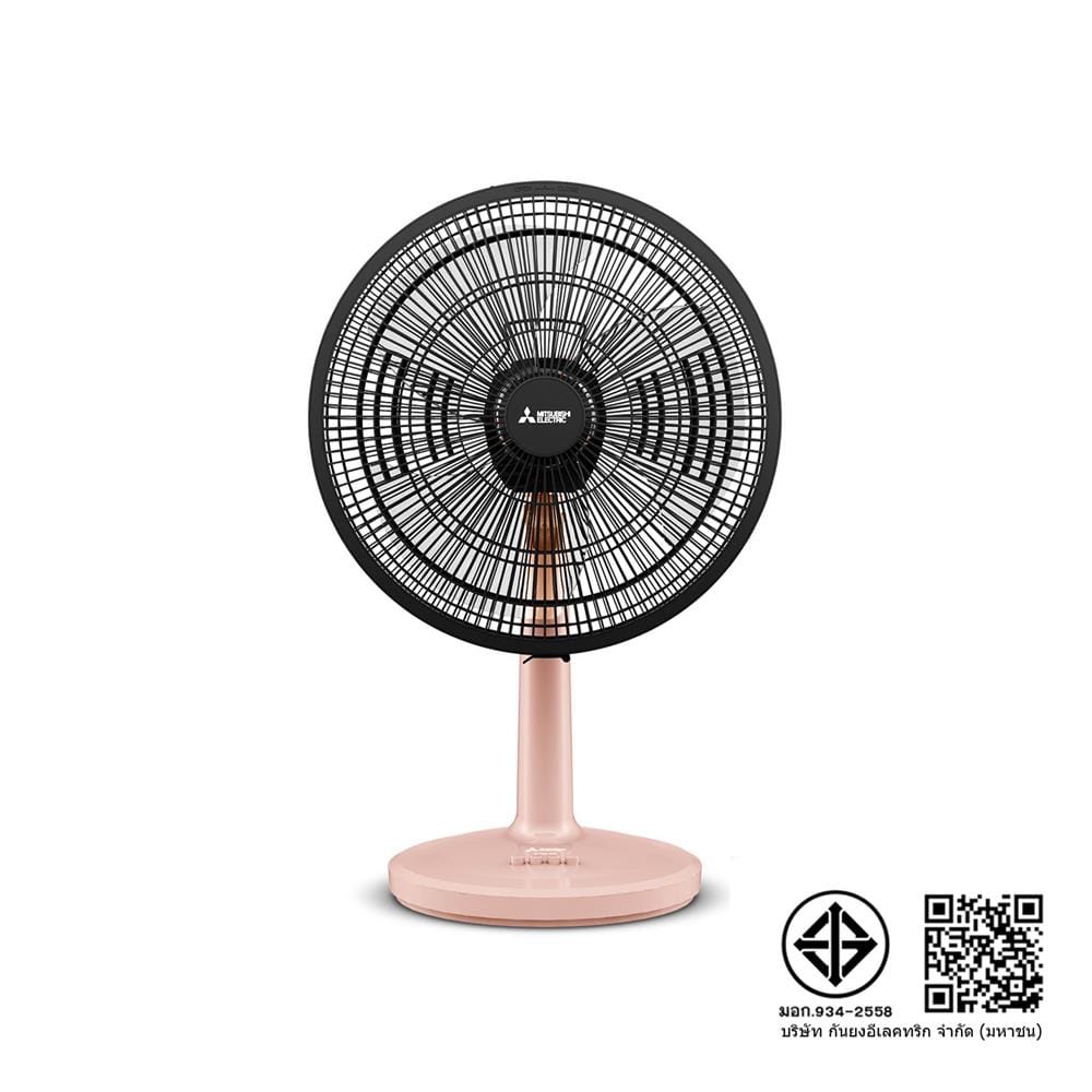 พัดลมตั้งโต๊ะ 16 นิ้ว MITSUBISHI D16A-GC CM-PK สีชมพู