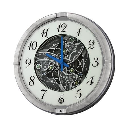 นาฬิกาแขวน SEIKO CLOCKS QXM397S 15.3 นิ้ว สีเทา_2