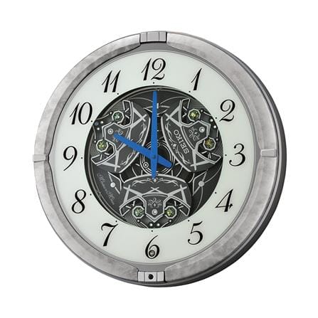 นาฬิกาแขวน SEIKO CLOCKS QXM397S 15.3 นิ้ว สีเทา_3