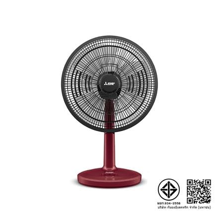 พัดลมตั้งโต๊ะ 16 นิ้ว MITSUBISHI D16A-GC CY-RD สีแดง_2