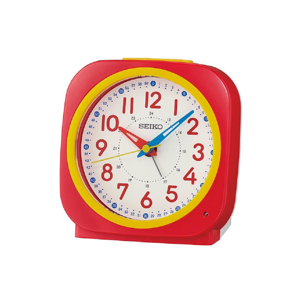 นาฬิกาปลุก SEIKO CLOCKS QHE200R 4.5 นิ้ว สีแดง
