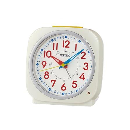 นาฬิกาปลุก SEIKO CLOCKS QHE200W 4.5 นิ้ว สีขาว_1