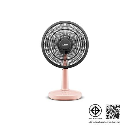 พัดลมตั้งโต๊ะ 12 นิ้ว MITSUBISHI D12A-GB CM-PK สีชมพู_2