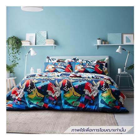 ชุดผ้าปูที่นอน 5 ฟุต (ชุด 6 ชิ้น) PREMIER SATIN LOONEY TUNES FJ009_0