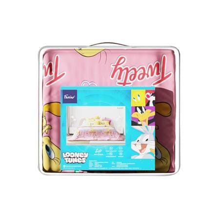 ชุดผ้าปูที่นอน 3.5 ฟุต (ชุด 4 ชิ้น) PREMIER SATIN TWEETYS FJ007_4