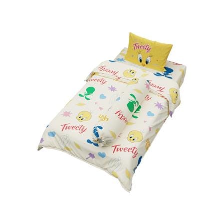 ชุดผ้าปูที่นอน 3.5 ฟุต (ชุด 4 ชิ้น) REMIER SATIN TWEETYS FJ008_1