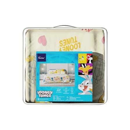 ชุดผ้าปูที่นอน 3.5 ฟุต (ชุด 4 ชิ้น) REMIER SATIN TWEETYS FJ008_4