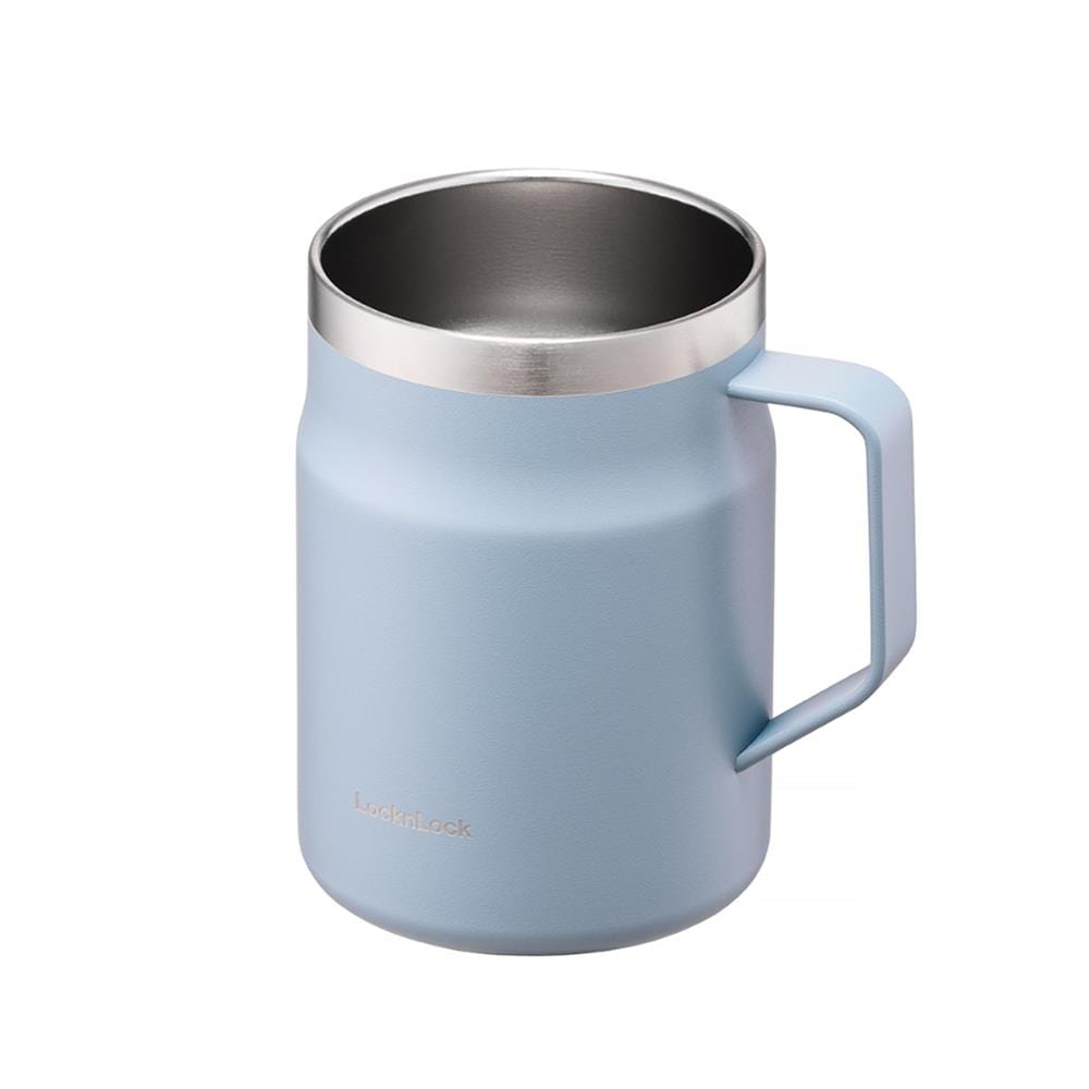 กระติกสุญญากาศ 475 มล. LOCKNLOCK METRO MUG สีฟ้า