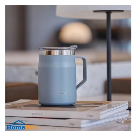 กระติกสุญญากาศ 475 มล. LOCKNLOCK METRO MUG สีฟ้า_3