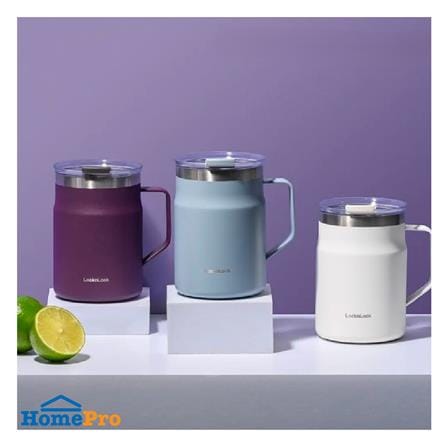 กระติกสุญญากาศ 475 มล. LOCKNLOCK METRO MUG สีฟ้า_4