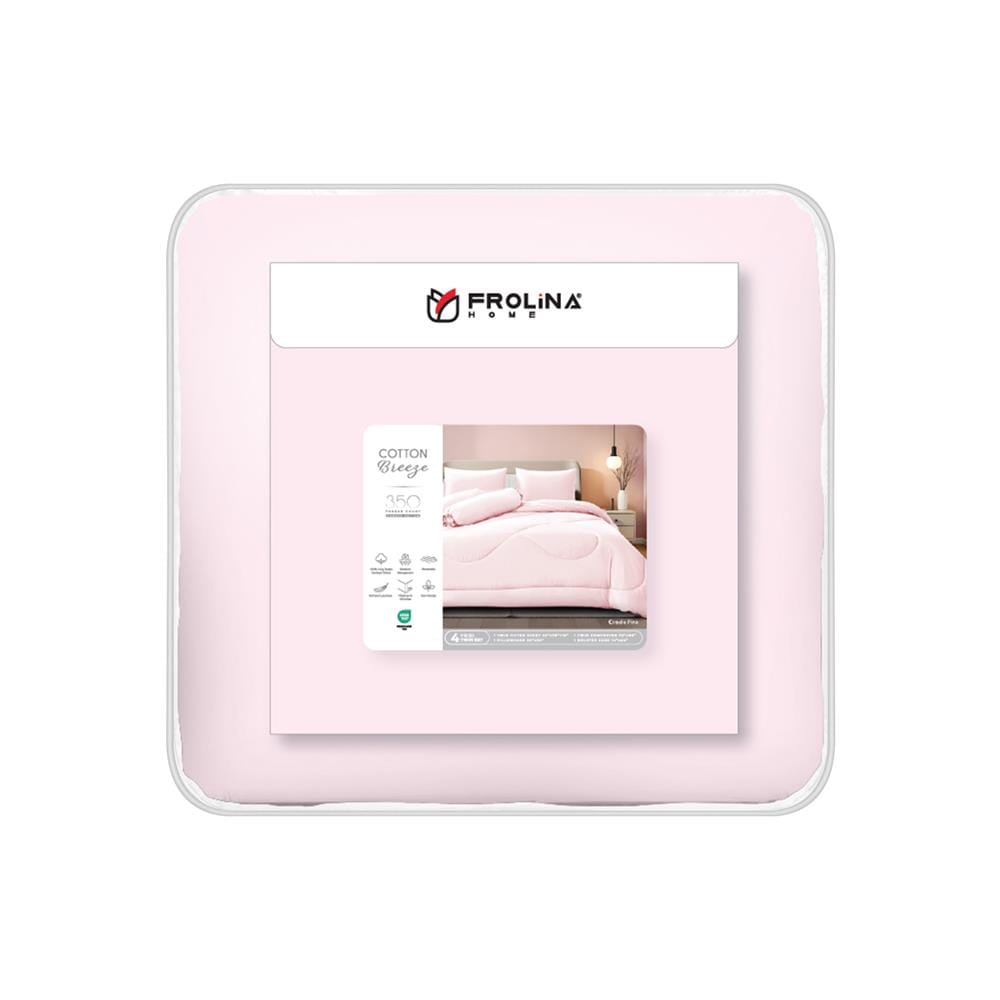 ชุดผ้าปูที่นอน 3.5 ฟุต (ชุด 4 ชิ้น) FROLINA COTTON BREEZE CBSF002