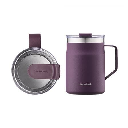 กระติกสุญญากาศ 475 มล. LOCKNLOCK METRO MUG สีม่วง_1