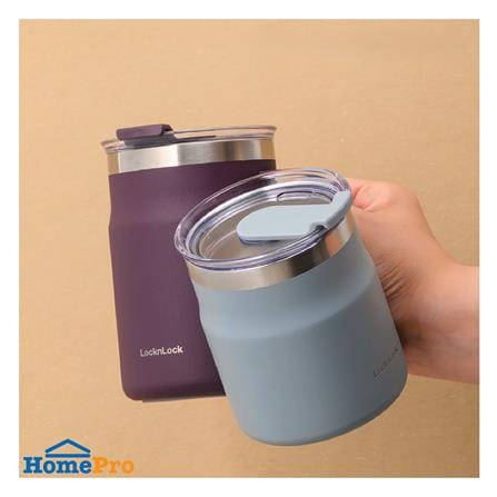 กระติกสุญญากาศ 475 มล. LOCKNLOCK METRO MUG สีม่วง_4