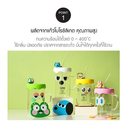 แก้วน้ำ 600 มล. LOCKNLOCK CAFE GLASS BOTTLE สีเขียว_4