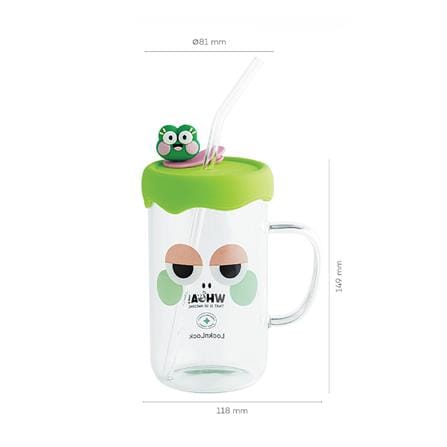 แก้วน้ำ 600 มล. LOCKNLOCK CAFE GLASS BOTTLE สีเขียว_10