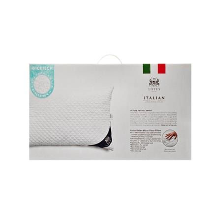 หมอนหนุน เมมโมรี่โฟม LOTUS ITALIAN MICRO VISCO 2.0 18x27 นิ้ว สีขาว_1
